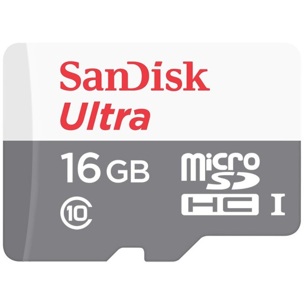 Карта пам'яті SanDisk 16 ГБ microSDHC C10 UHS-I R48 МБ/с Ultra